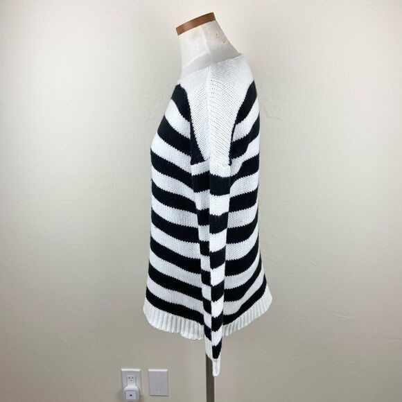 BB Dakota Knit Striped Sweater - Black/White - Picture 4 of 6